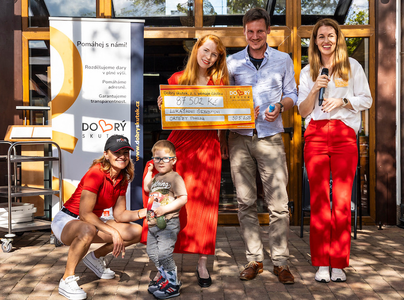 Tradiční golfový turnaj vynesl milion korun pro naše klienty