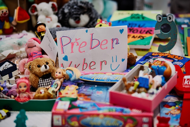 Dětský „bleší trh“ v Europarku s názvem Děti pro Kubíka