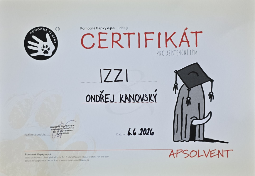 Pomocné tlapky předávaly čtyřnohé hrdiny