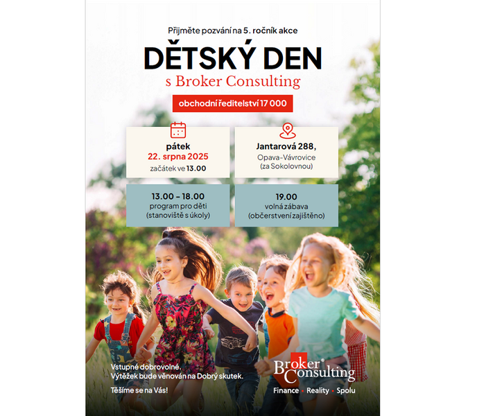 Dětský den s Broker Consulting v Opavě